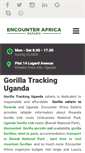 Mobile Screenshot of gorilla-tracking-uganda.com