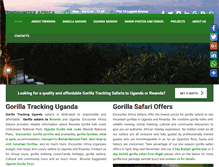 Tablet Screenshot of gorilla-tracking-uganda.com